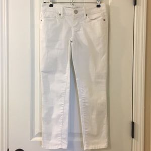 Mossing Supply Crop Jeans in White